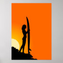 Search for surfer girl posters Tropical