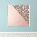 Search for rose gold canvas prints Glam