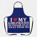 Search for i love my boyfriend aprons Valentine
