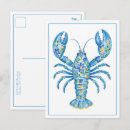 Search for lobster postcards Blue