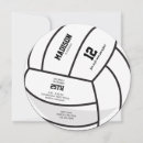 Search for volleyball birthday invitations Athlete