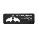 Search for sheltie return address labels Shetland sheepdog