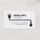 Search for light bulb business cards Contractor