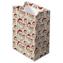 Search for vintage santa claus gift bags Red