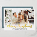 Search for merry christmas cards Gold foil