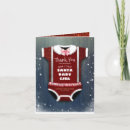 Search for santa thank you cards Red