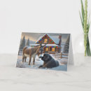 Search for newfoundland dog cards Winter