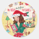 Search for the nutcracker stickers Red
