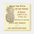 Search for pineapple save the dates Gold