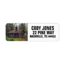 Search for log cabin return address labels Forest