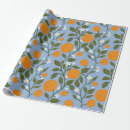 Search for citrus wrapping paper Green leaves