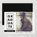 Search for contemporary graduation invitations Typography