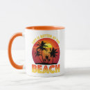 Search for life is better at beach mugs Tropical
