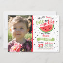 Search for red watermelon invitations One in a melon