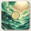 Search for emerald green coasters Chic