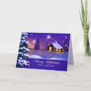 Search for snowy village christmas cards Winter scene