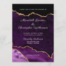 Search for purple and gold wedding invitations Sophisticated