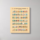 Search for nation canvas prints Map