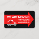 Search for change of address business cards Moving