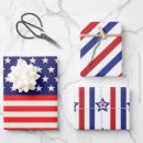 Search for 4th of july wrapping paper Red white blue