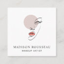 Search for face makeup artist business cards Logo