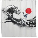 Search for japanese wave shower curtains Illustration