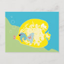 Search for yellow fish postcards Ocean