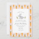 Search for some bunny is turning one 1st birthday invitations Watercolor