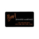 Search for boo return address labels Orange