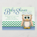 Search for blue green chevron baby shower invitations For her