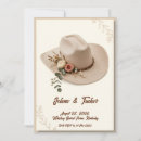 Search for cowboy hat wedding invitations Country