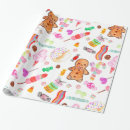Search for candyland wrapping paper Gingerbread