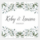 Search for rustic green wedding stickers Sage green dusty blue