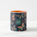 Search for butterfly monogram mugs Nature