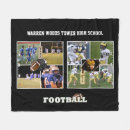 Search for football blankets Black