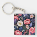 Search for beautiful bloom key rings Watercolor