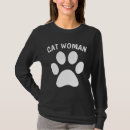 Search for cat lady tshirts Black