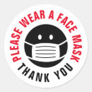 Search for face mask stickers Social distancing