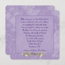 Search for purple vow renewal wedding invitations Elegant