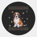 Search for saint bernard stickers Xmas tree