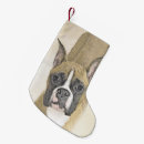 Search for boxer dog christmas stockings Cute