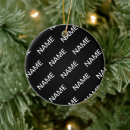 Search for tile christmas tree decorations Black and white