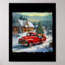 Search for vintage christmas tree posters Red