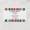 Search for crayon business cards Education