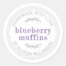 Search for blueberry stickers Made with love