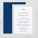 Search for classic in navy invitations Modern