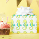Search for sea life wrapping paper Seahorses