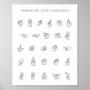 Search for sign language posters Modern