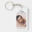 Search for babys first christmas key rings New dad