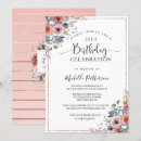 Search for dusty pink birthday invitations Rose gold